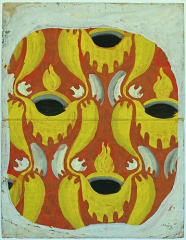 Ferdinand Nigg, between 1908 to 1912, Gouache on paper, 59 x 45,5 cm
